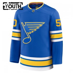 Lasten NHL St. Louis Blues Pelipaita 2025-26 Fanatics Premium Binnington Koti Jordan Sininen